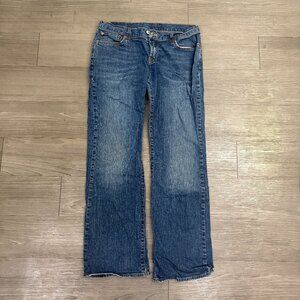 VTG Lucky Brand Red Tag Women's Wash Mid Rise Flare Denim Jeans - Size 12/31